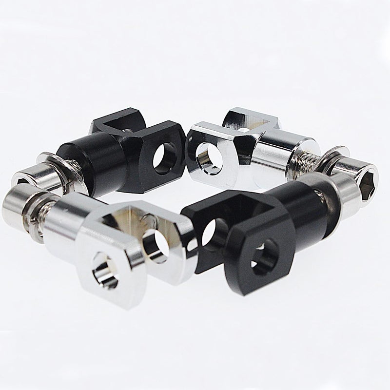 amavoler Motorcycle Foot Pegs Mount Supports Footrest Mounting Clevis Hardware Kit (29mm) for Softail FXST Low Rider Sport Glide Dyna FXR FX(black) - Image 5